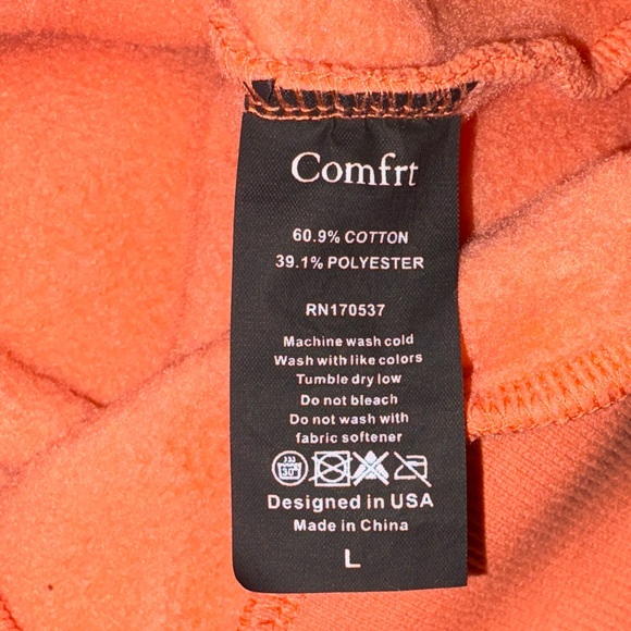 Comfrt oversized large Coral Hoodie - Picture 4 of 5